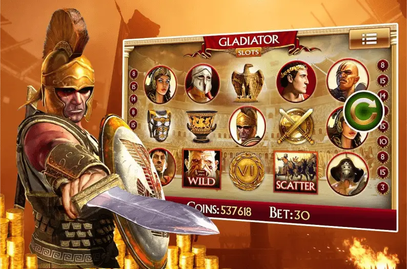 Gladiator slot machine - details